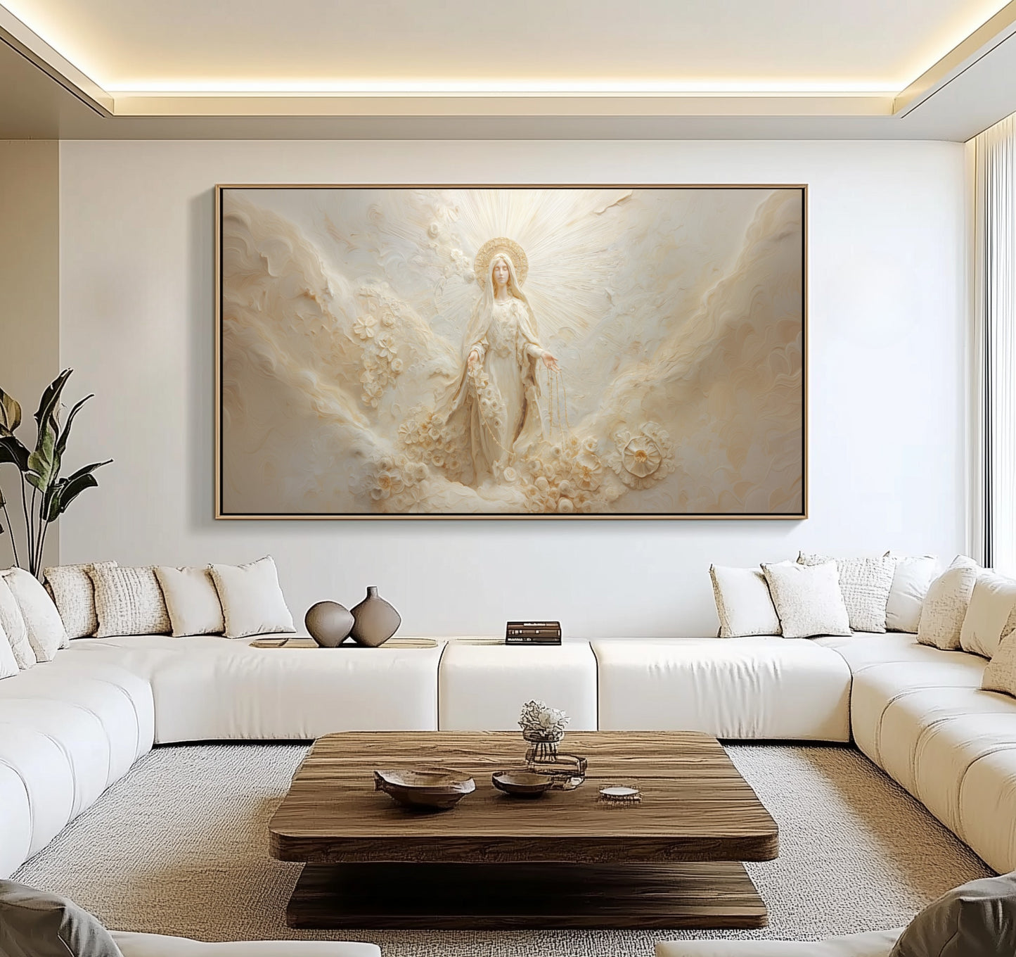 Nuestra Señora Virgen María del Rosario - Lienzo estirado