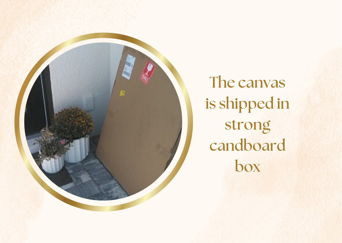 La Última Cena: Representación escénica abstracta - Lienzo estirado