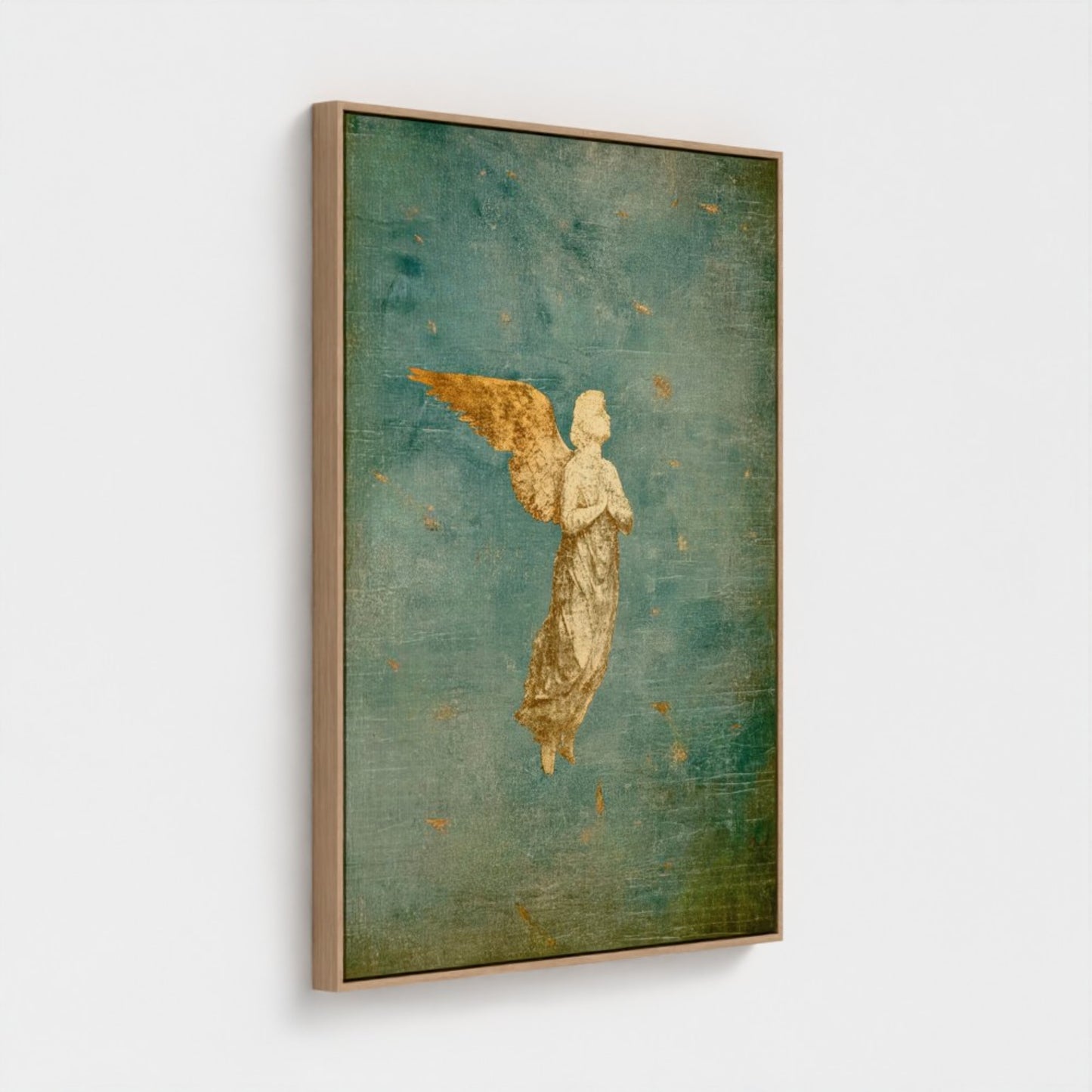 Guardian Angel - PSALM 91- Float Frame Canvas
