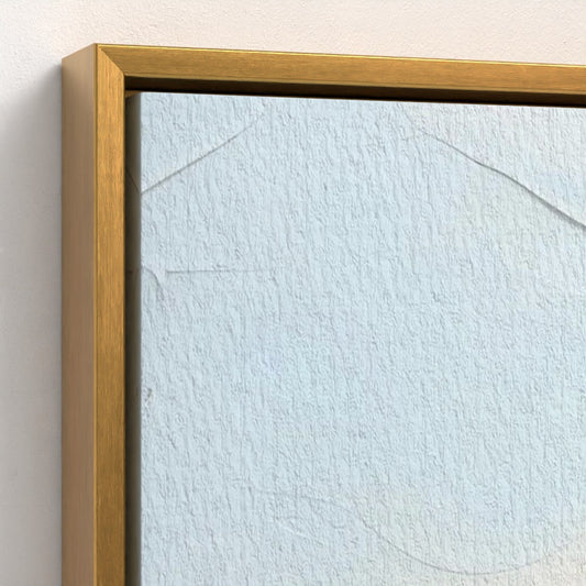 Deja el 99 por 1 - Lienzo con marco flotante