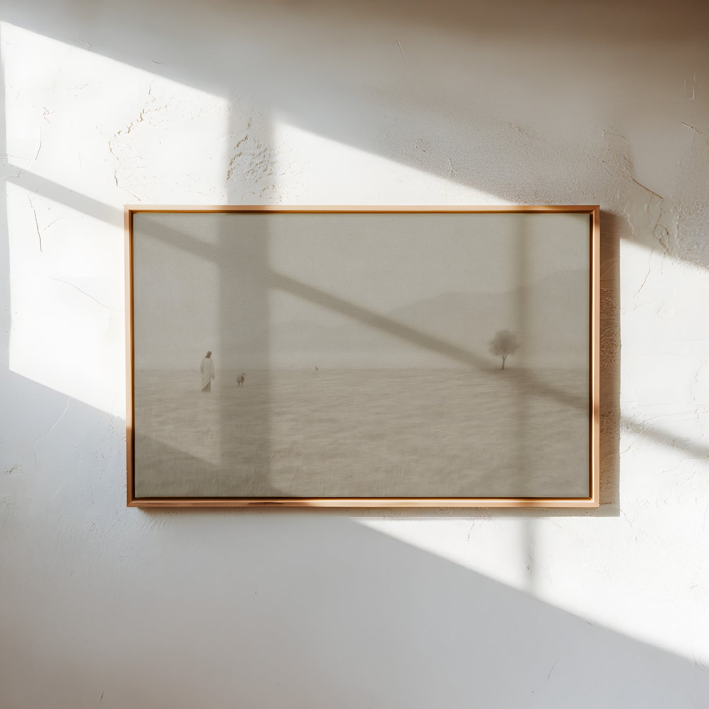 Jesus Leaves the 99 Vintage - Float Frame Canvas
