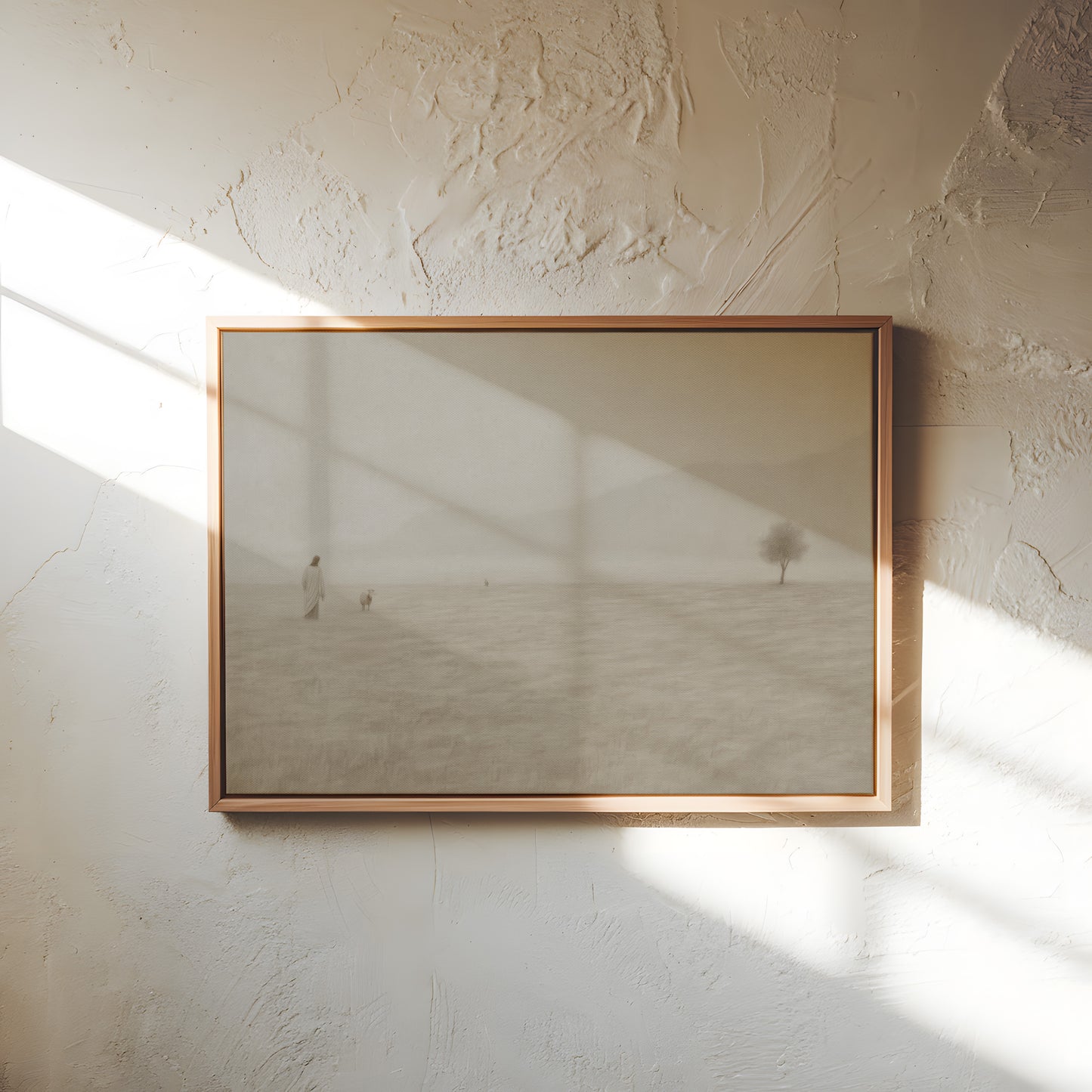 Jesus Leaves the 99 Vintage - Float Frame Canvas