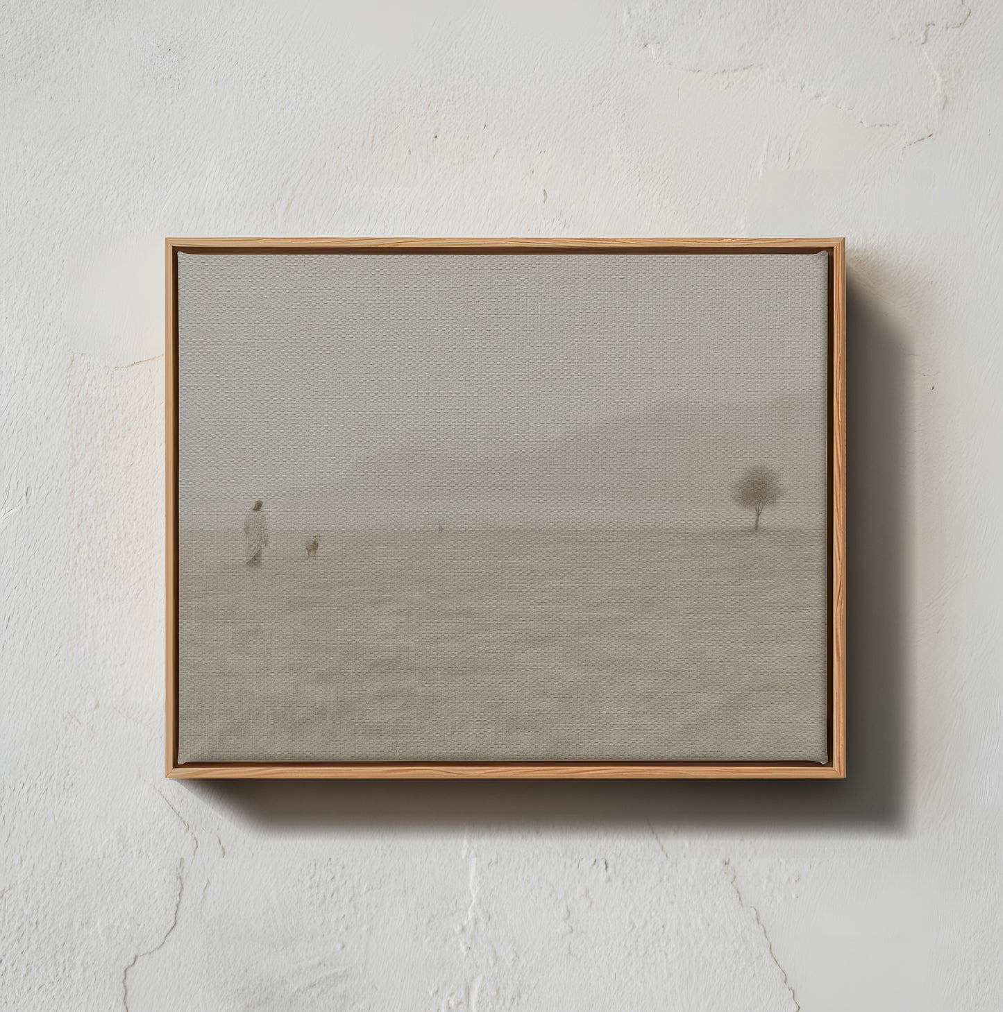 Jesus Leaves the 99 Vintage - Float Frame Canvas