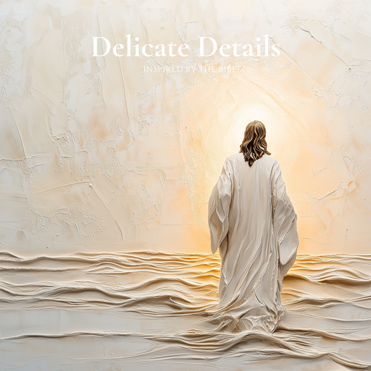 Jesús caminando sobre el agua - Lienzo estirado