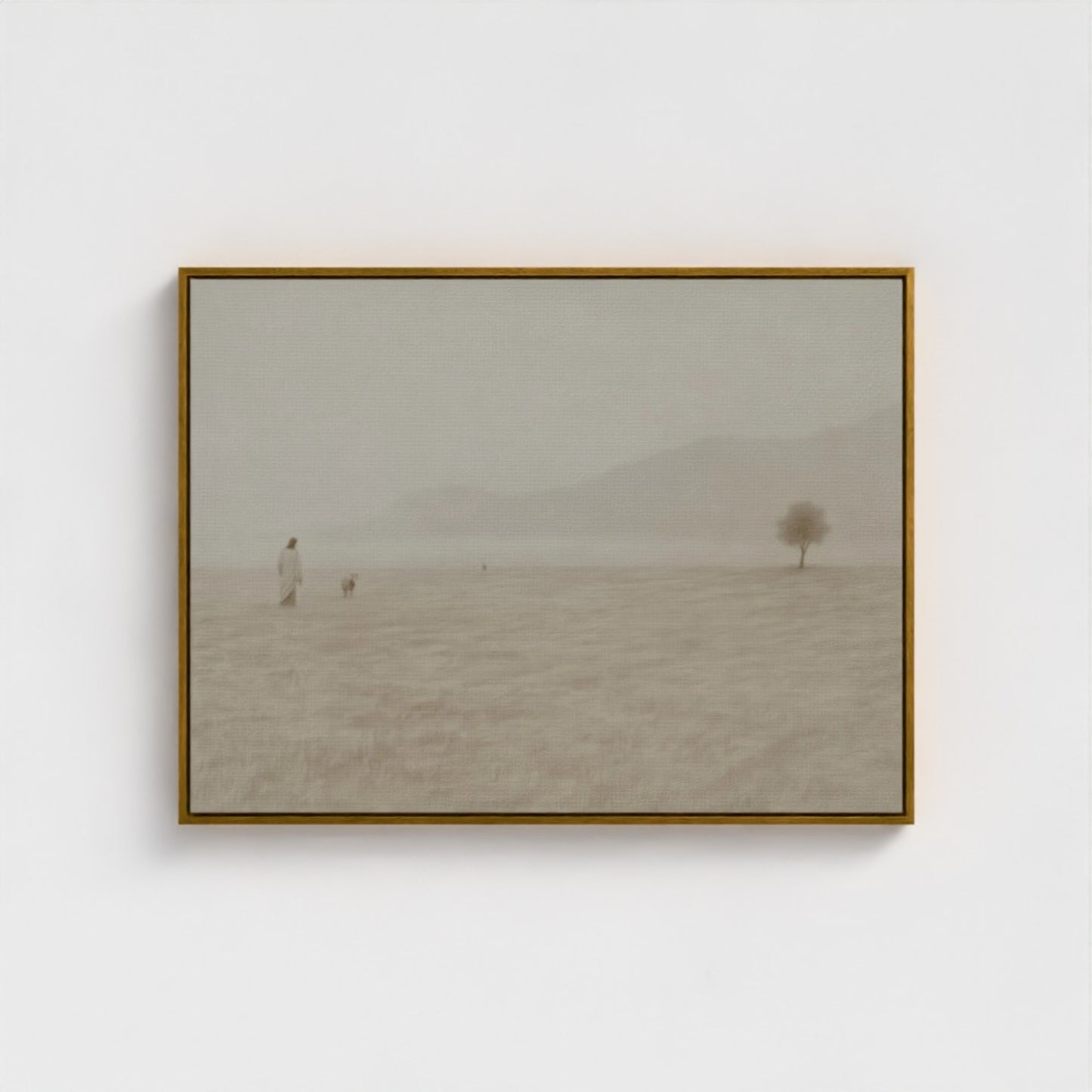 Jesus Leaves the 99 Vintage - Float Frame Canvas