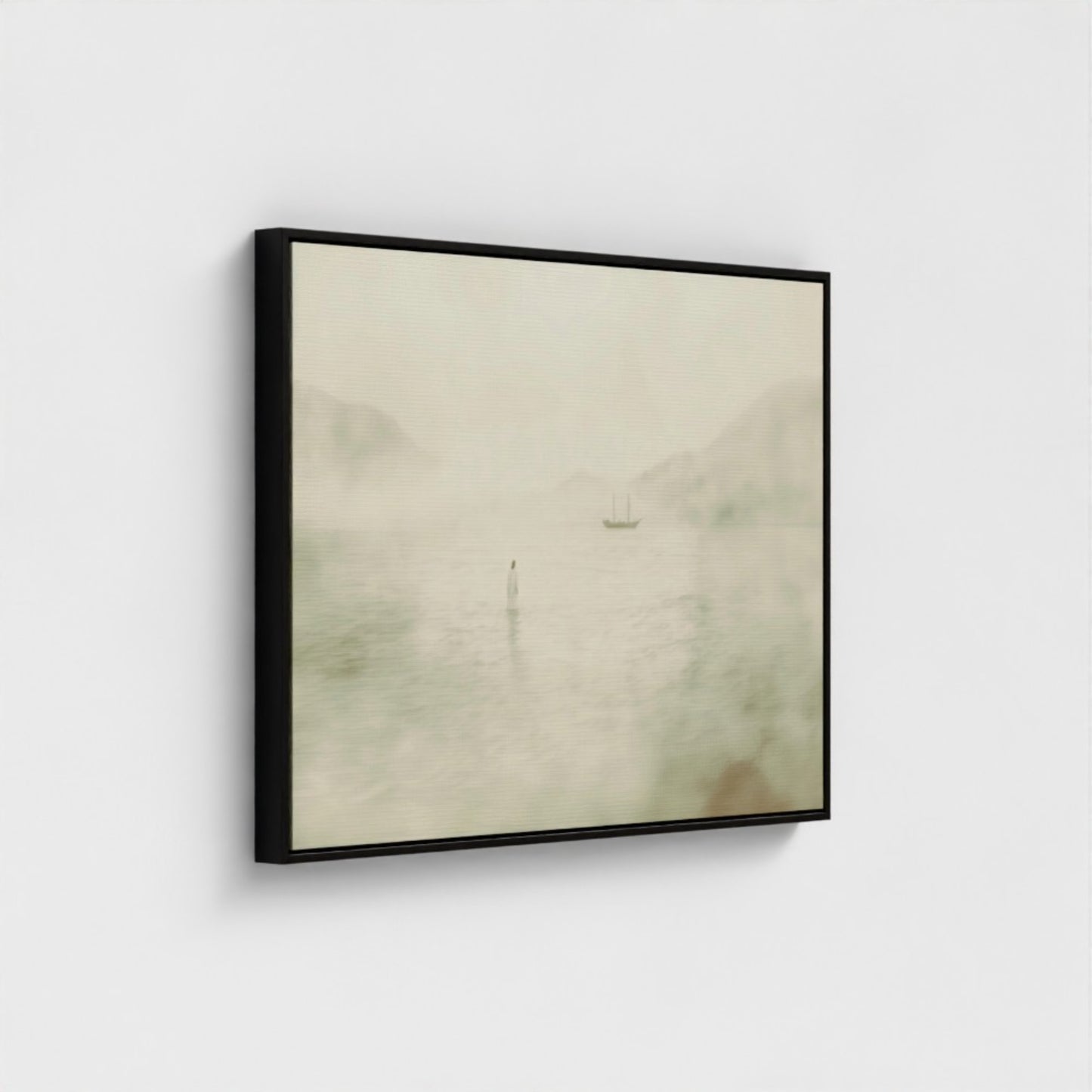 Jesus Walking on Water Vintage - Float Frame Canvas