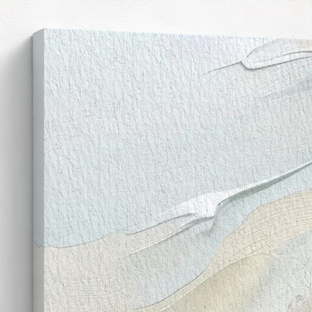 Jesus Walking on Water Beige - Stretched Canvas