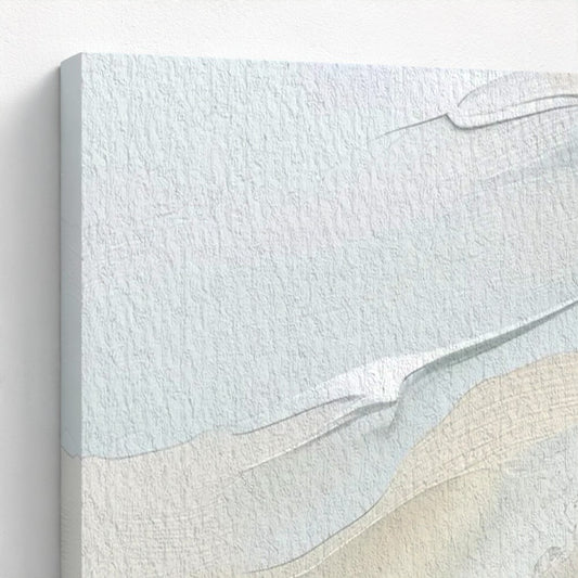 Jesús caminando sobre el agua beige - Lienzo estirado