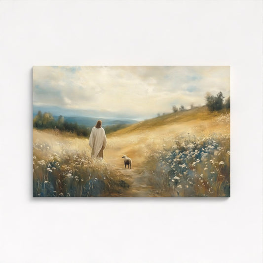 Cordero perdido - Lienzo estirado