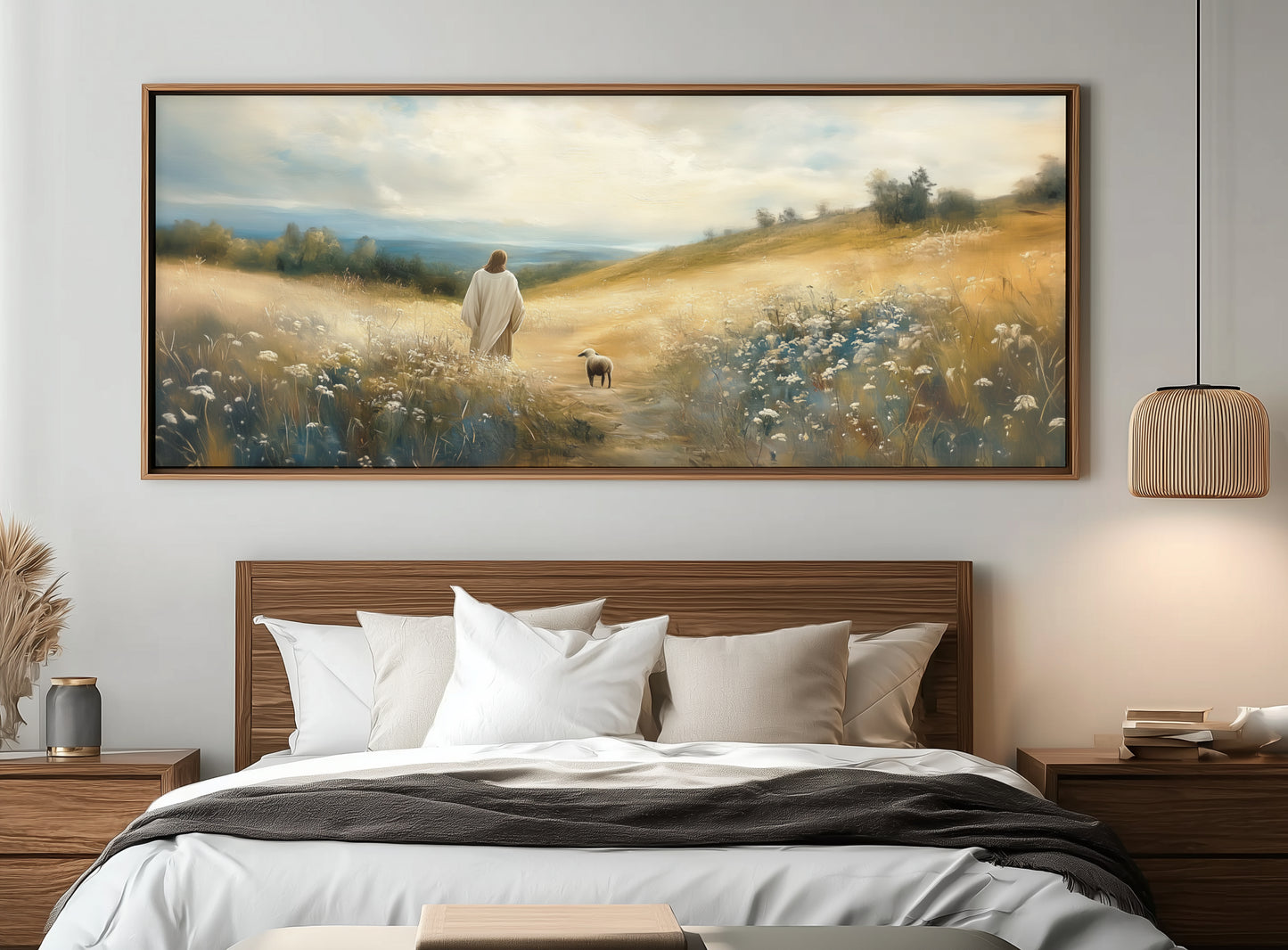 Lost Lamb - Float Frame Canvas