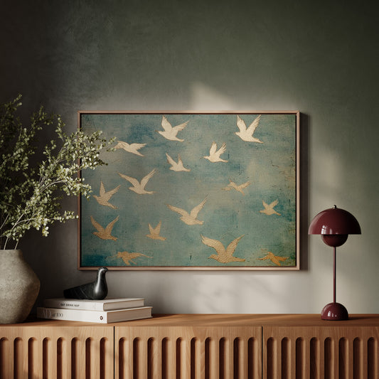 Under His Wings - Psalm 91 - Float Frame Canvas