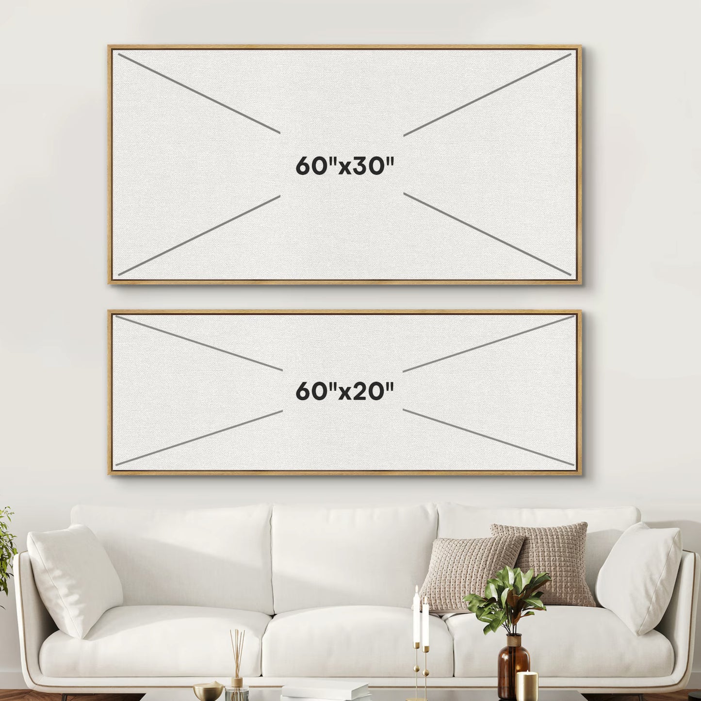 Last Supper Art Luke 22:19 Modern Catholic Artwork  - Float Frame Canvas