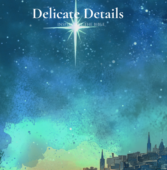 Estrella de Navidad de Belén - Lienzo estirado