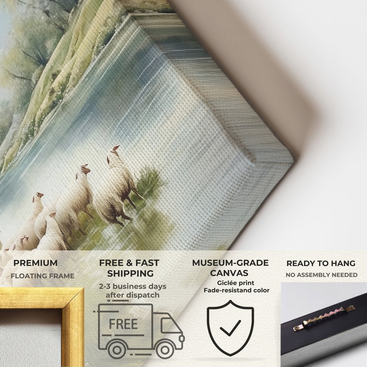 Psalm 23 - Stretched Canvas