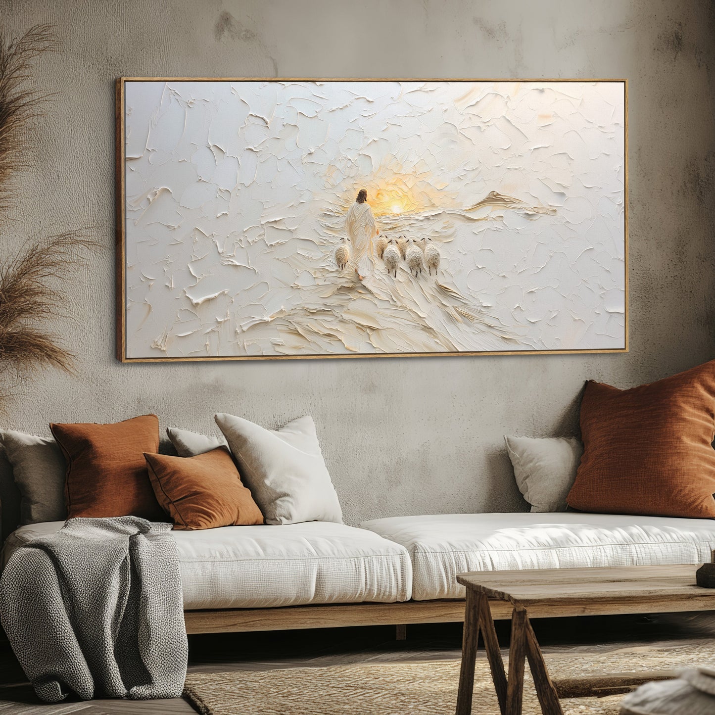 Good Shepherd Panoramic  - Float Frame Canvas