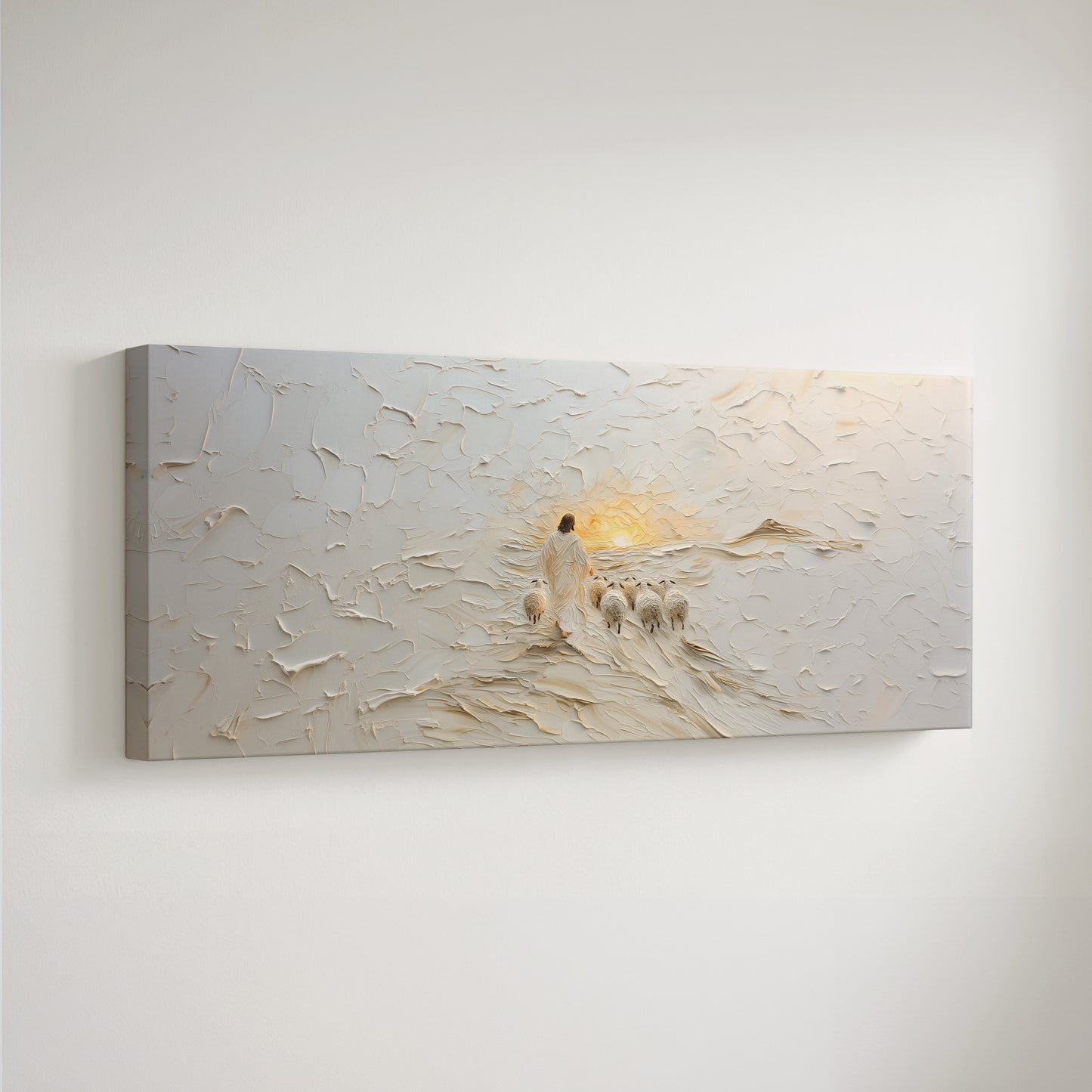 Good Shepherd Panoramic  - Float Frame Canvas