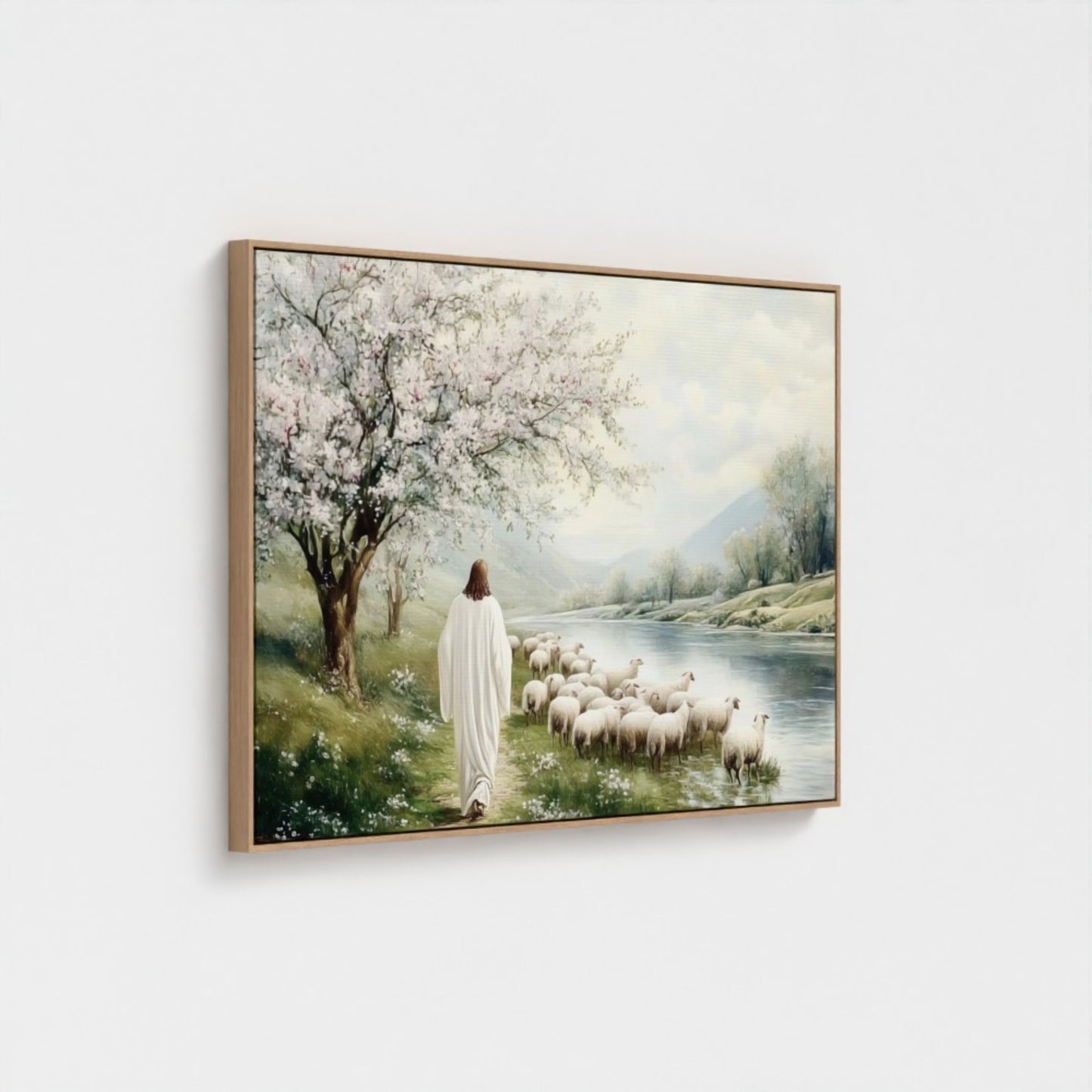 Psalm 23 - Float Frame Canvas