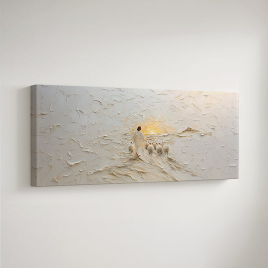 Good Shepherd Jesus Wall Art -  Stretched Canvas