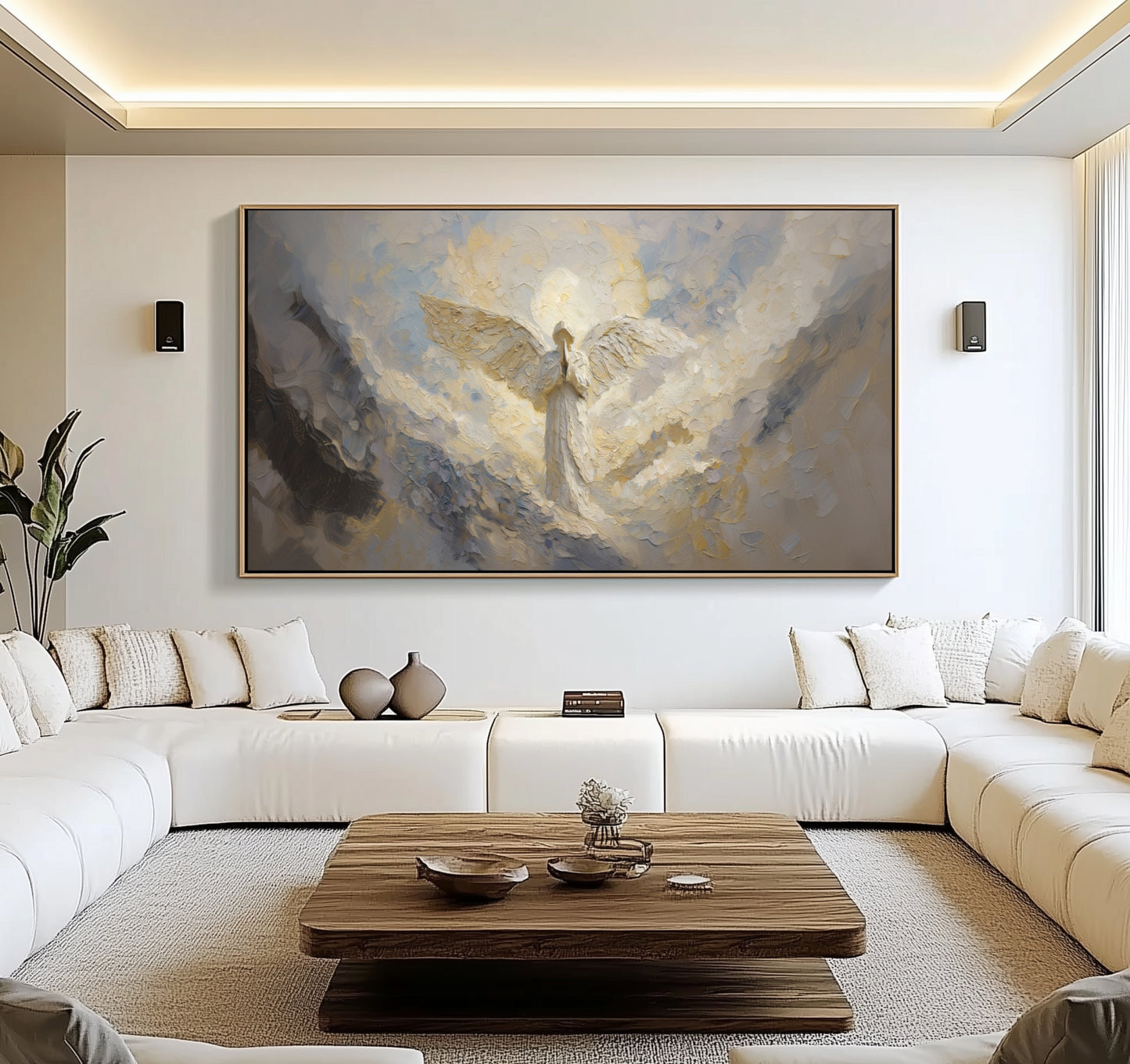 Guardian Angel - Float Frame Canvas
