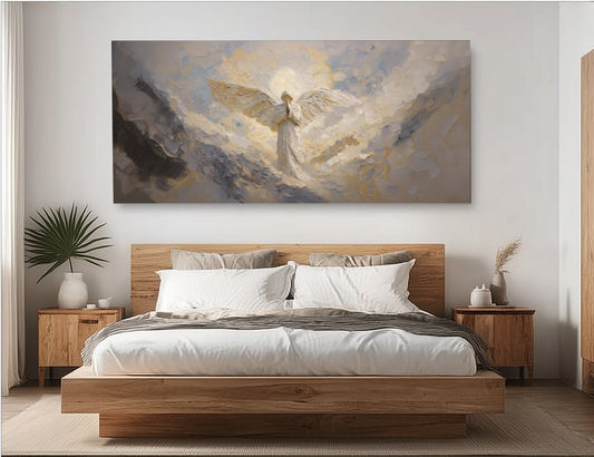Ángel de la guarda - Lienzo estirado