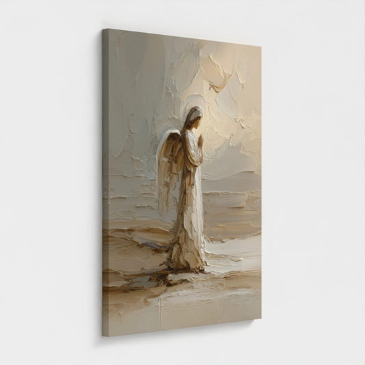 Ángel de la guarda abstracto - Lienzo estirado
