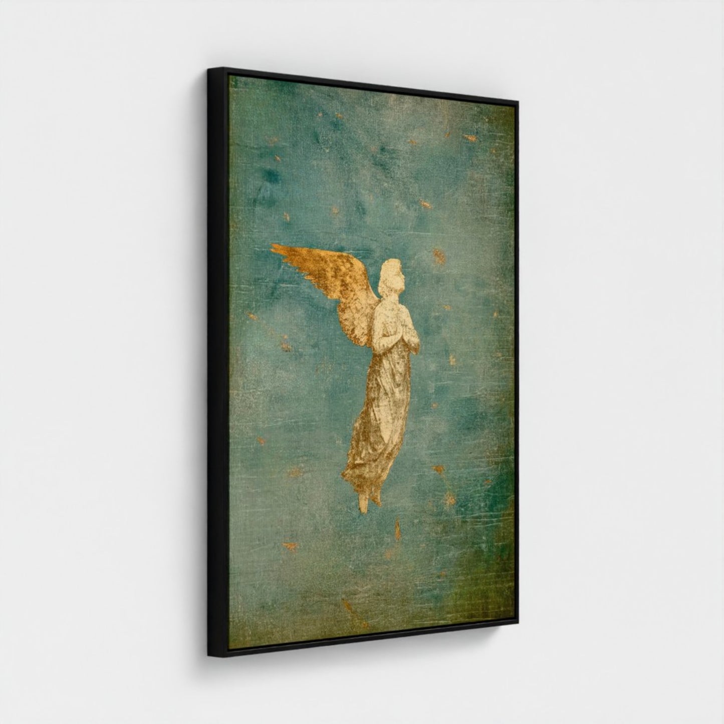 Guardian Angel - PSALM 91- Float Frame Canvas