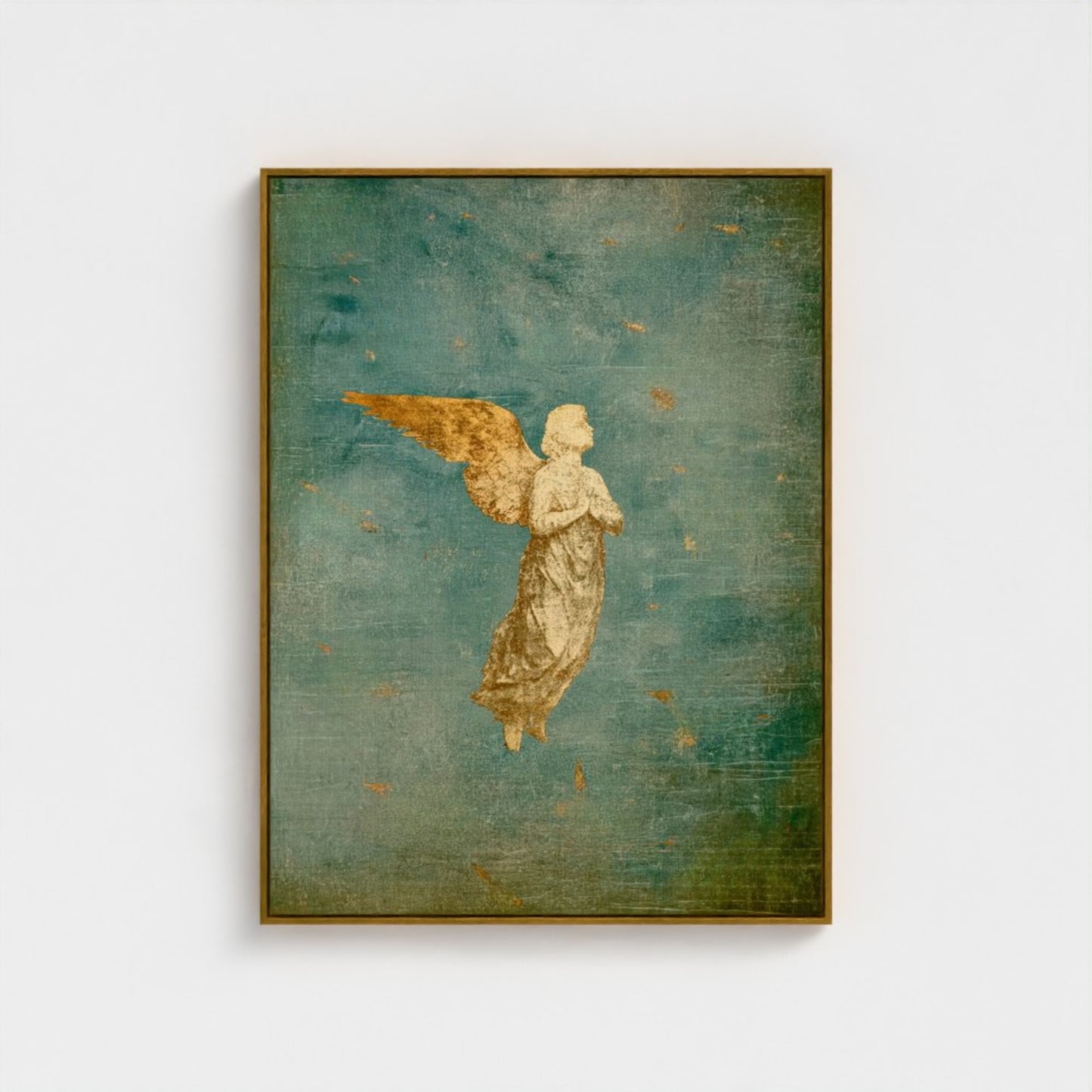 Guardian Angel - PSALM 91- Float Frame Canvas