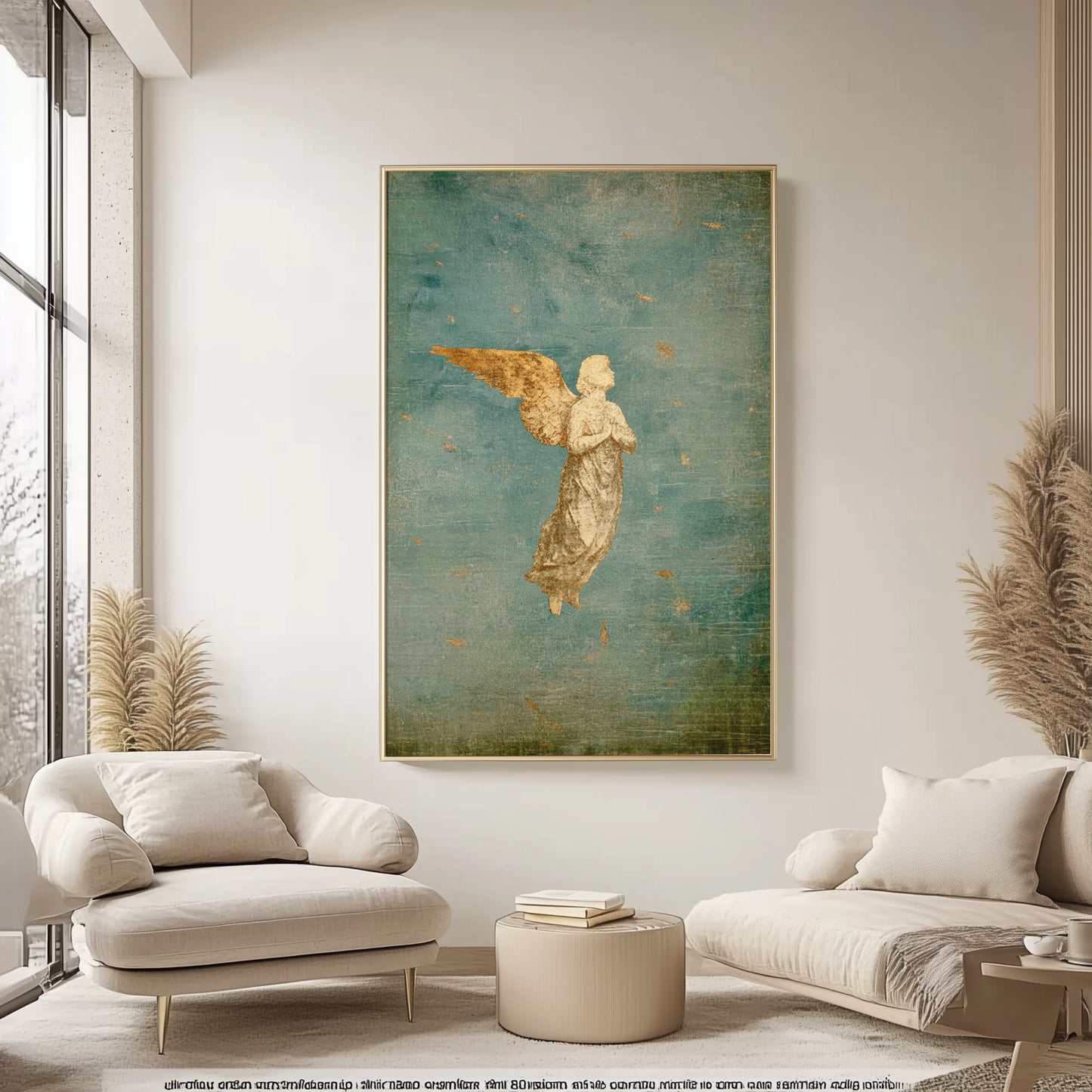 Guardian Angel - PSALM 91- Float Frame Canvas