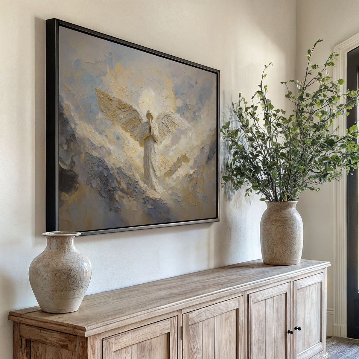 Guardian Angel - Float Frame Canvas