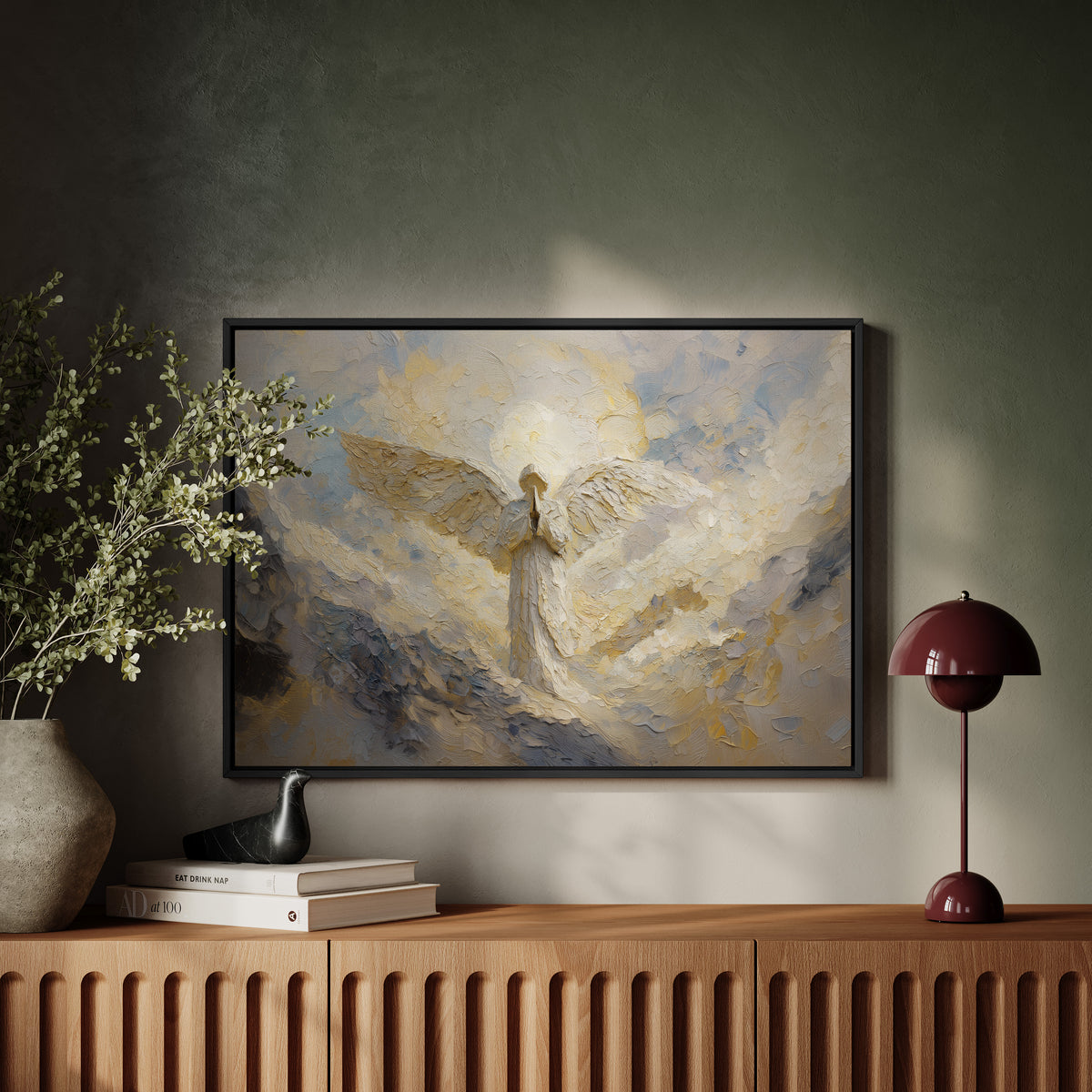 Guardian Angel - Float Frame Canvas