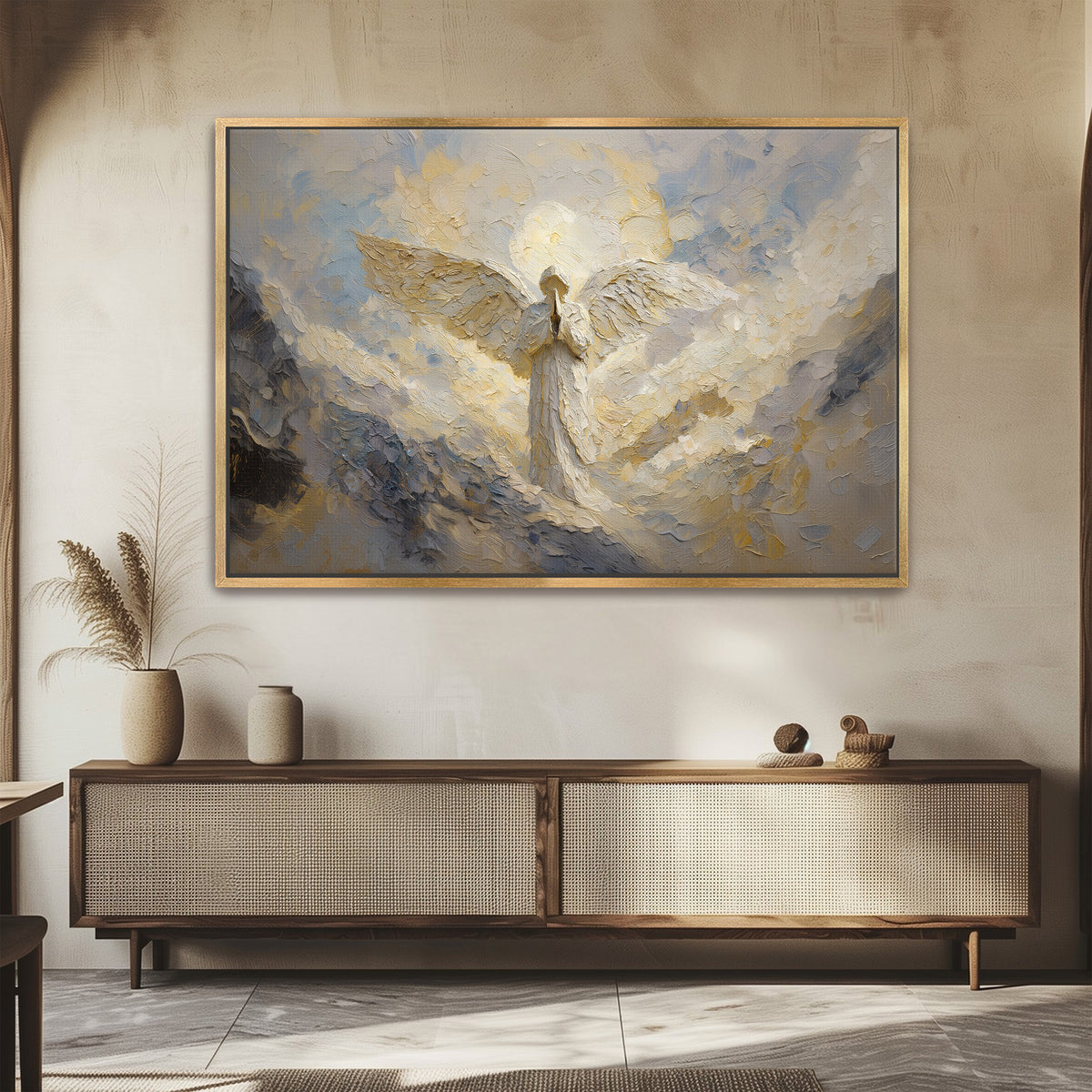 Guardian Angel - Float Frame Canvas