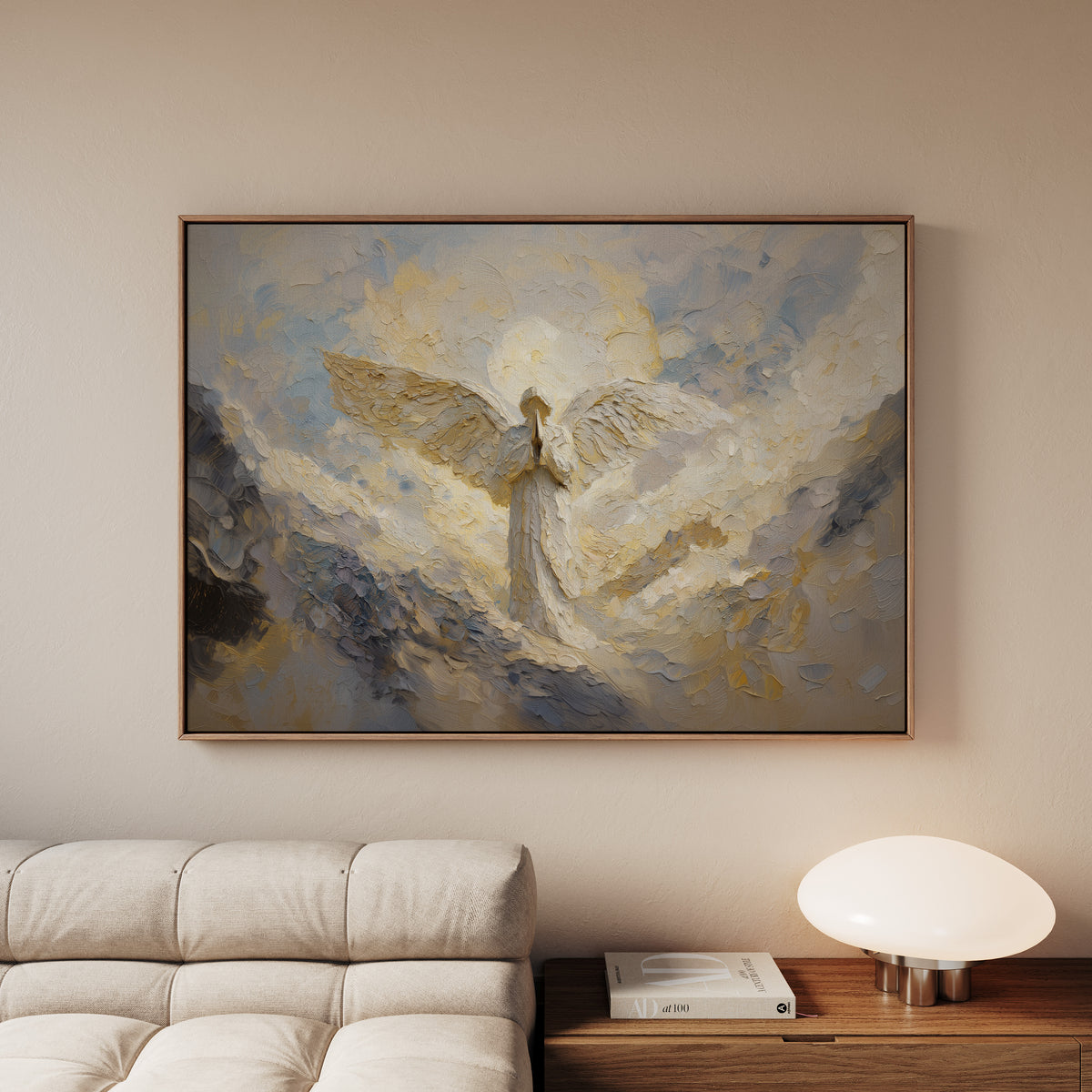 Guardian Angel - Float Frame Canvas