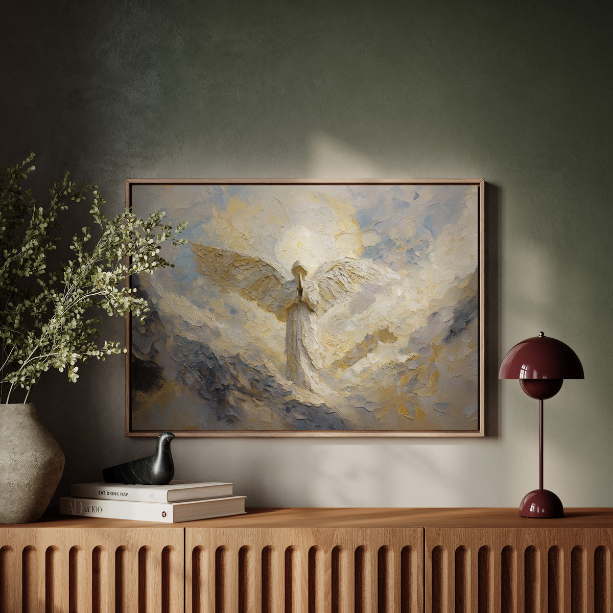Guardian Angel - Float Frame Canvas