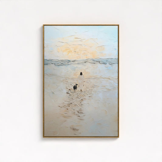 He Leaves the 99 for 1 - Float Frame Canvas