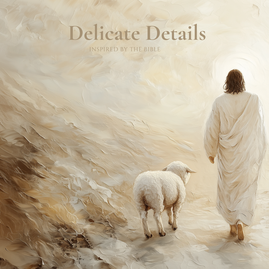 Arte mural de Jesús - Deja a los 99 - Lienzo estirado