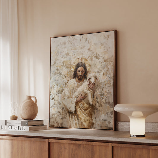 Lost Sheep - Float Frame Canvas