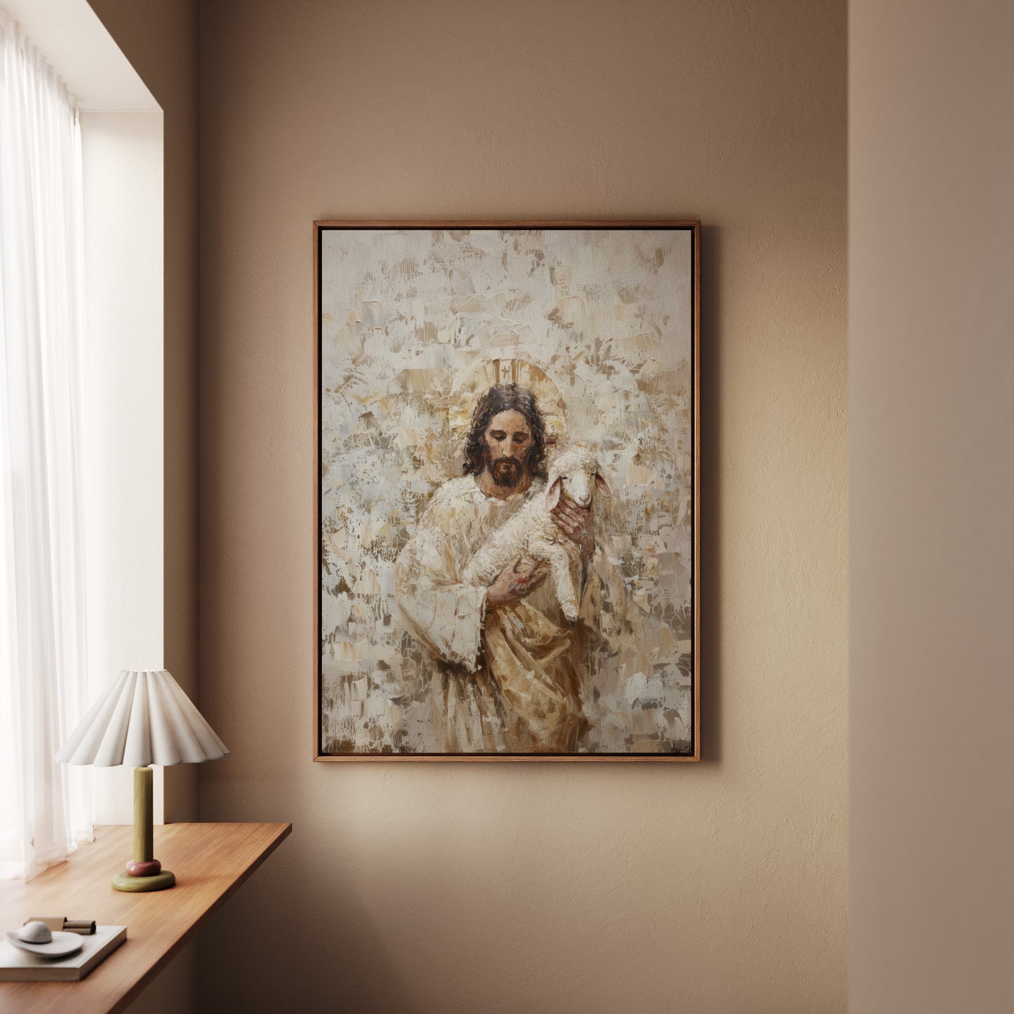 Lost Sheep - Float Frame Canvas