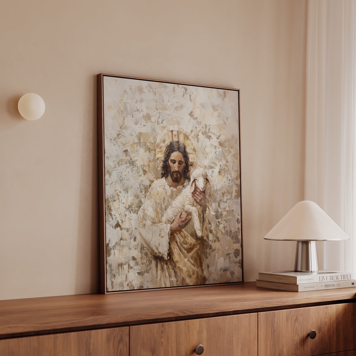 Lost Sheep - Float Frame Canvas