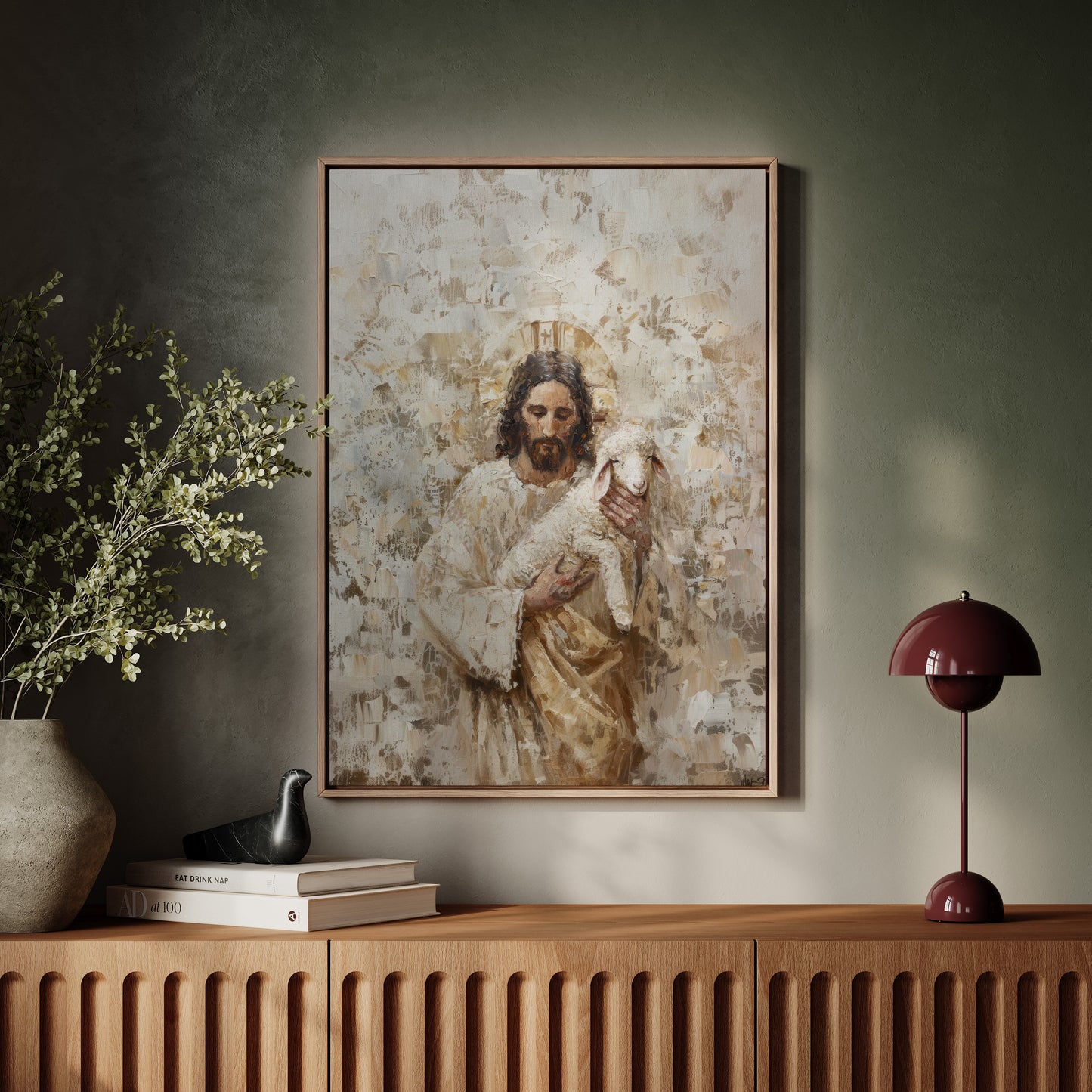 Lost Sheep - Float Frame Canvas
