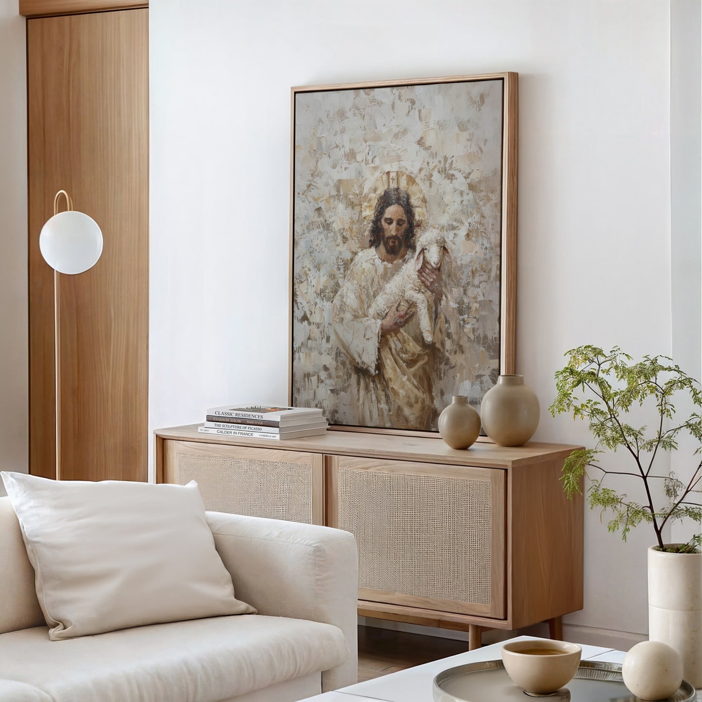 Lost Sheep - Float Frame Canvas