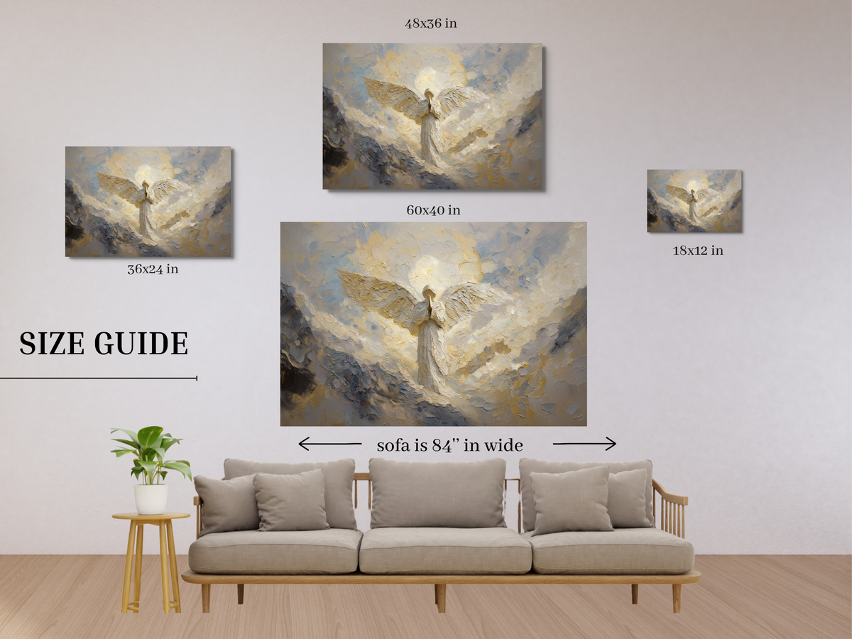 Guardian Angel - Float Frame Canvas