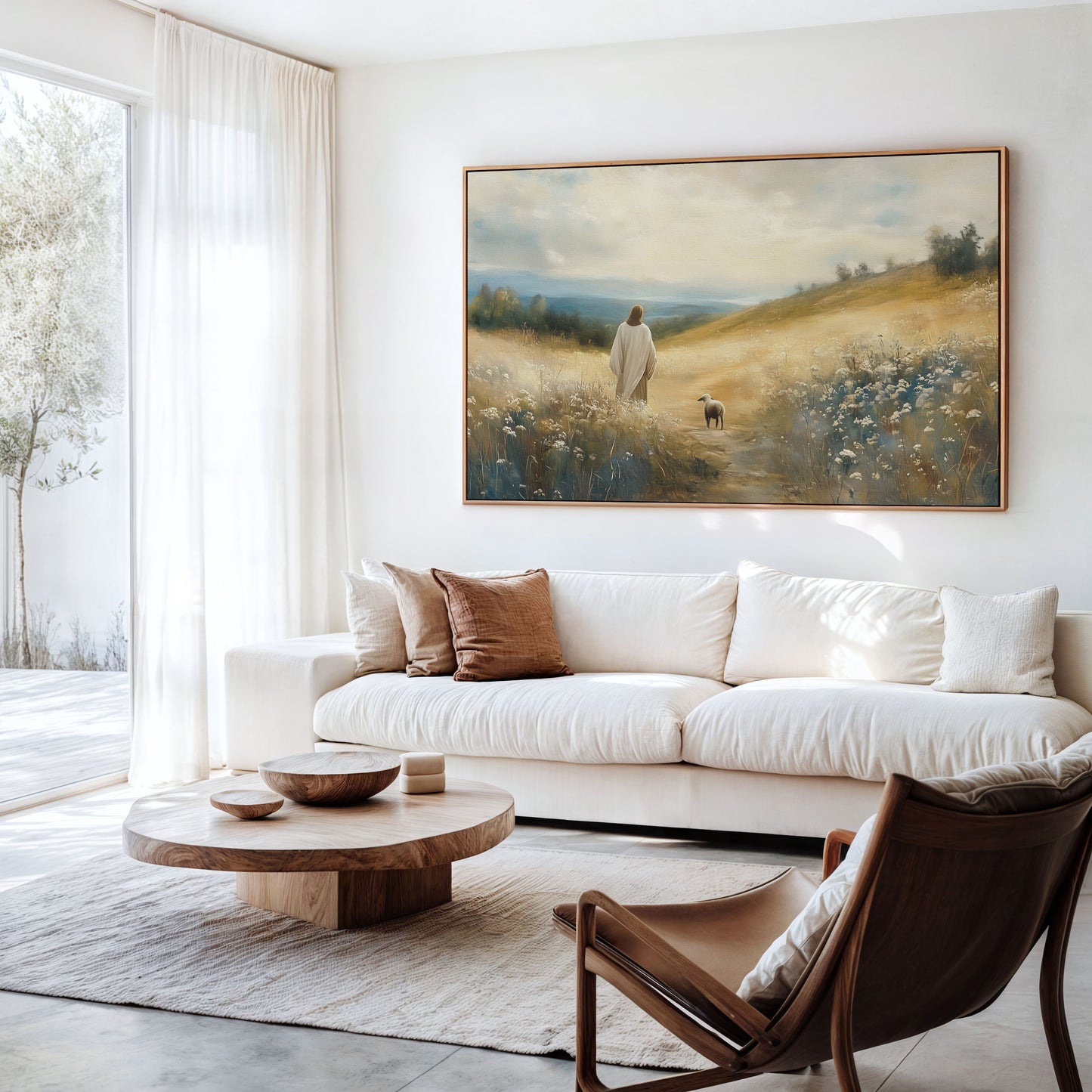 Lost Lamb - Float Frame Canvas