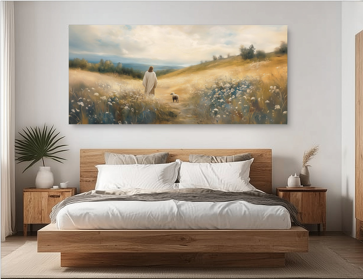 Lost Lamb - Float Frame Canvas