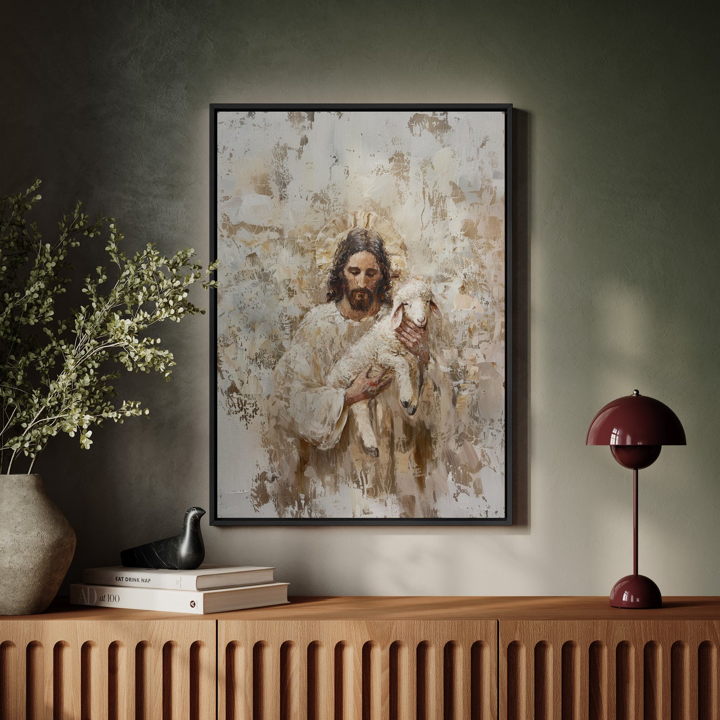 Lost Sheep - Float Frame Canvas