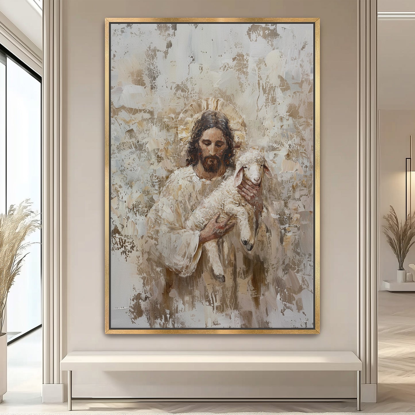 Lost Sheep - Float Frame Canvas