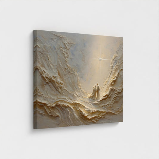 Escena de la Natividad - Lienzo estirado