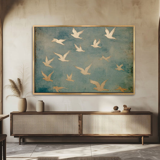 Under His Wings - Psalm 91 - Float Frame Canvas