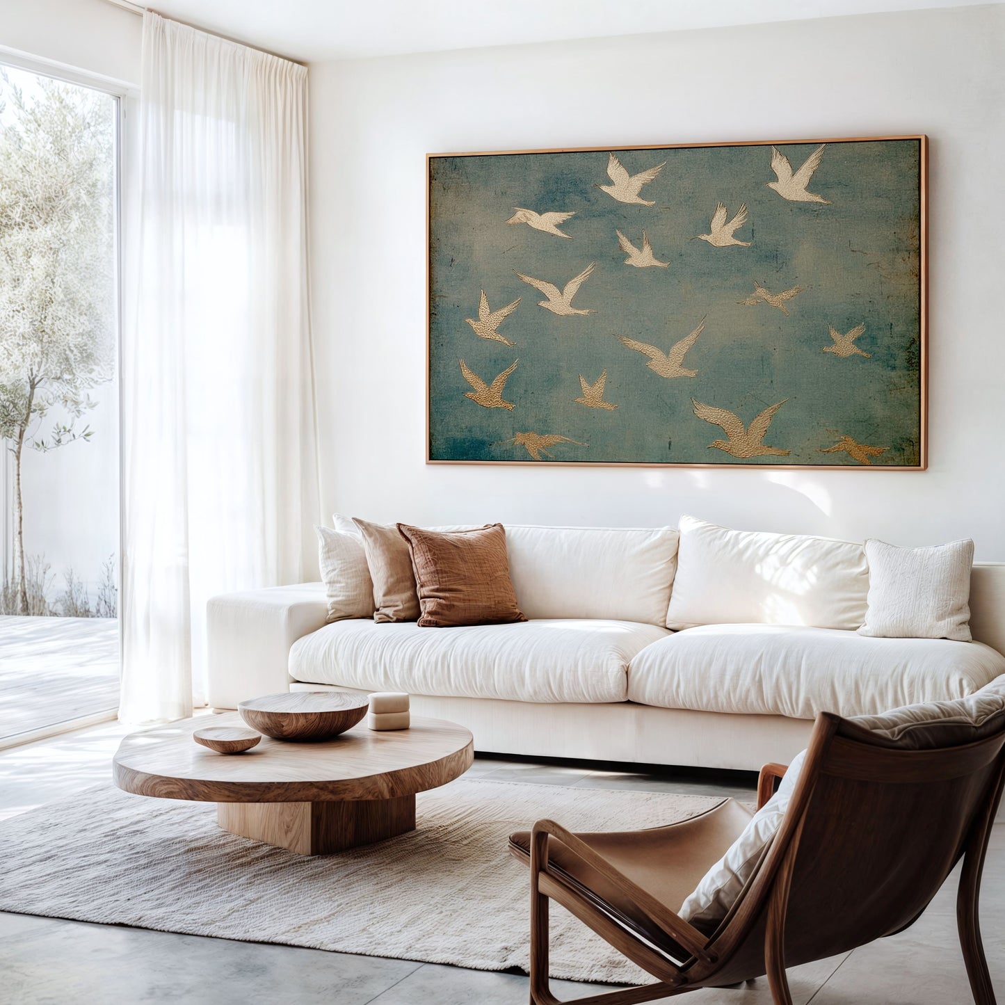 Under His Wings - Psalm 91 - Float Frame Canvas