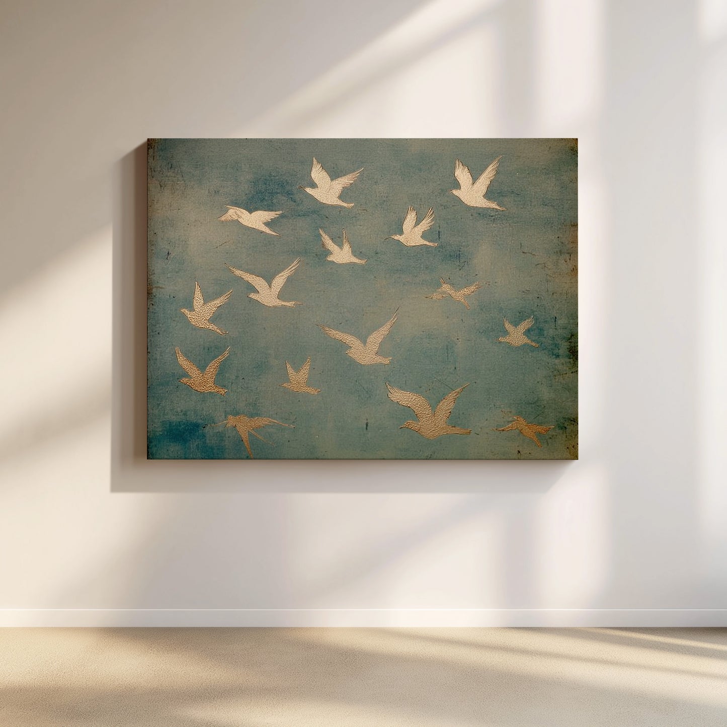 Under His Wings - Psalm 91 - Stretched Canvas