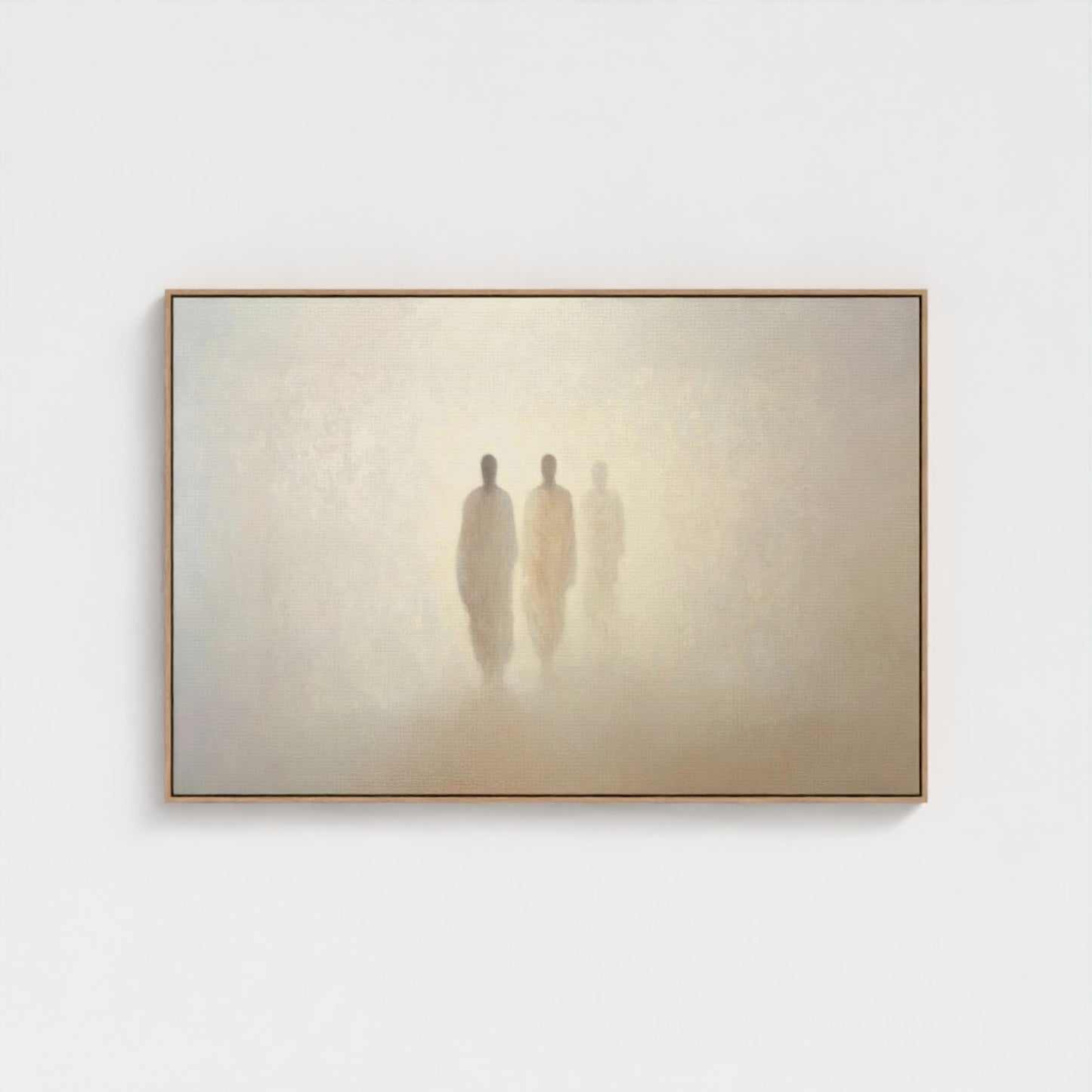 Road to Emmaus  - Minimalist Abstract - Float Frame Canvas
